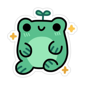 cute froggy sticker