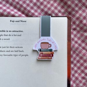 Coffee & books bookmark