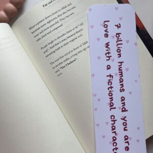 Fictional character bookmark