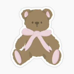 pookie teddy sticker